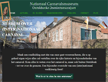 Tablet Screenshot of carnavalsmuseum.nl